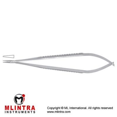 Jacobson Micro Needle Holder Straight Stainless Steel, 18.5 cm - 7 1/4"